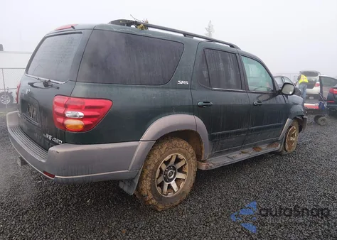 2001 Toyota Sequoia Sr5 V8 from USA, damaged, VIN 5TDBT44AX1S021611